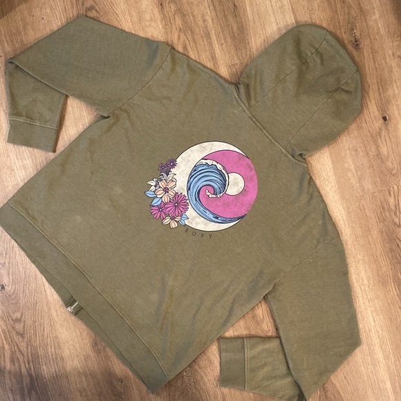 Roxy Tops - Roxy Full Zip Graphic Hoodie